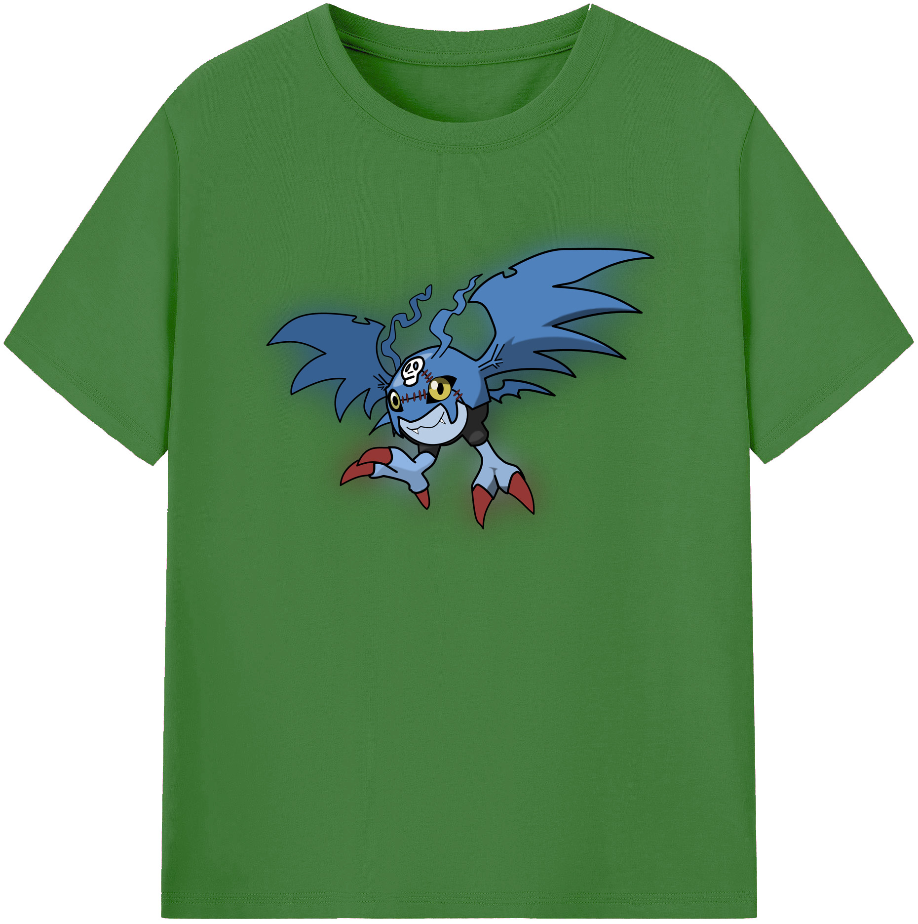 （画像用） Digimon デジタルモンスター/デジモン レディースカジュアルプリントTシャツ（綿100％）